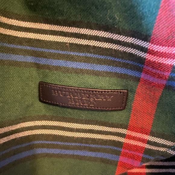 Burberry Green Plaid Button Down Shirt - Picture 3 of 4